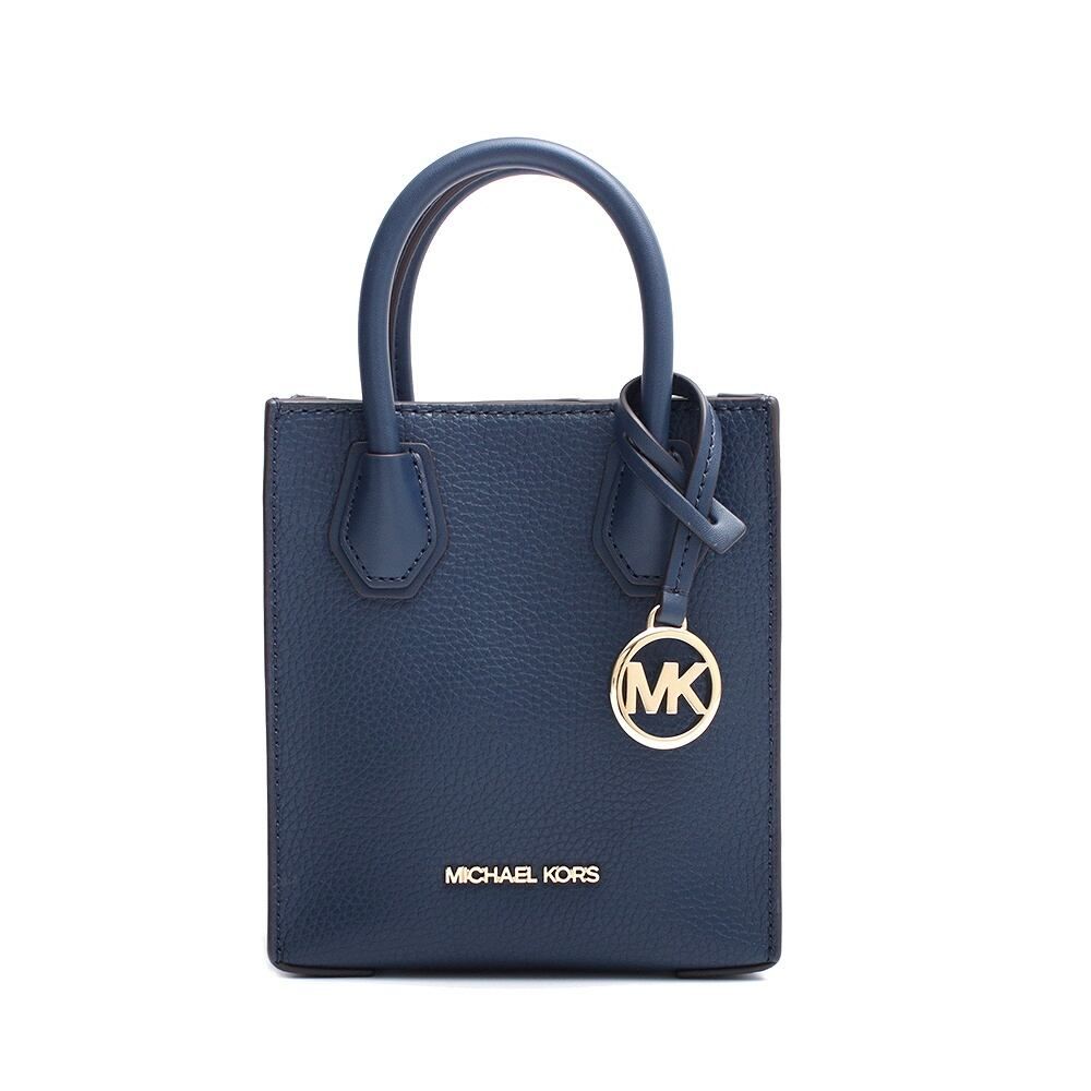 Michael Kors Blaue Pelz Handtasche