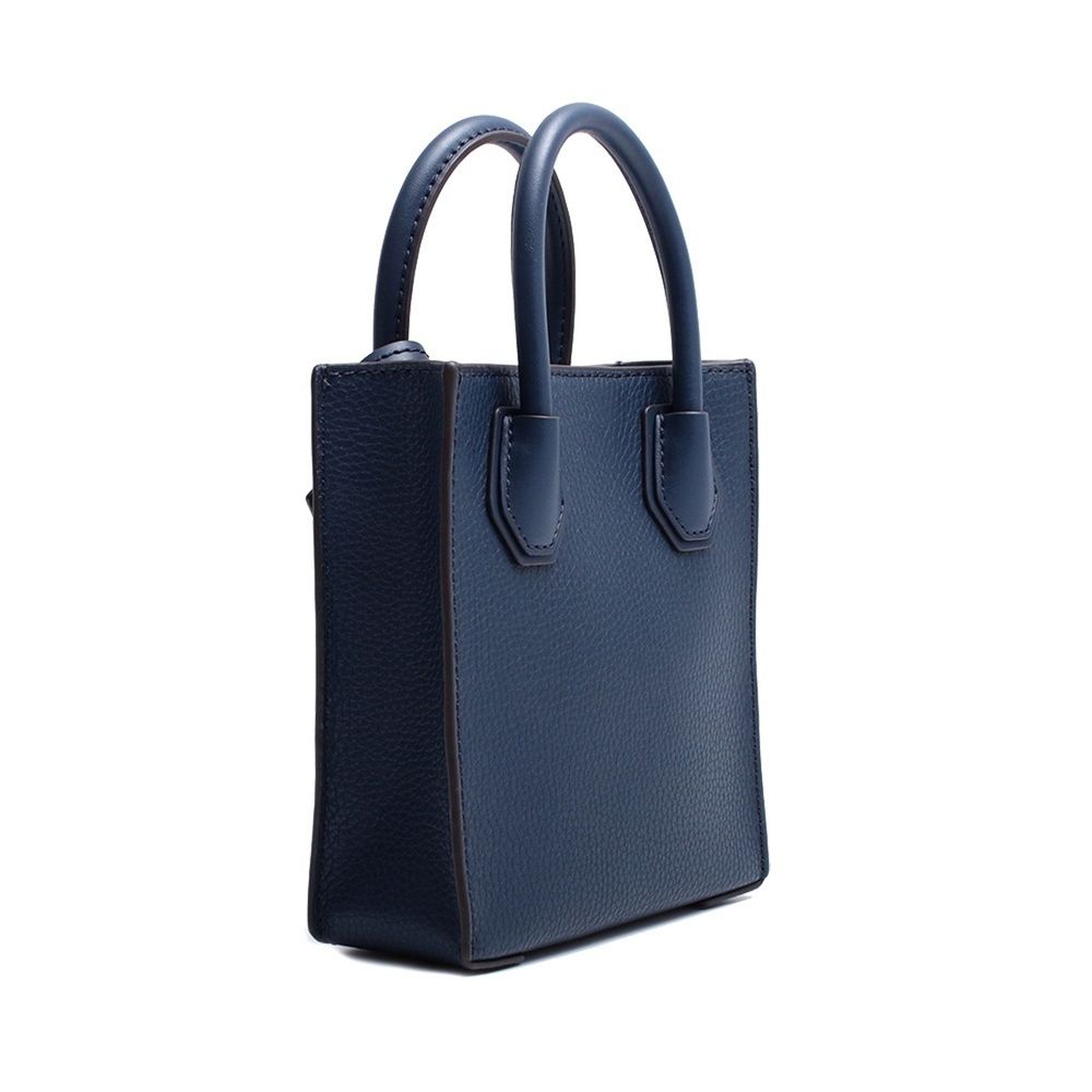 Michael Kors Blaue Pelz Handtasche