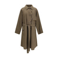 Calvin Klein Zweifarbiger Baumwoll-Trenchcoat