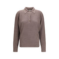 Calvin Klein Braunes Seiden-Sweatshirt