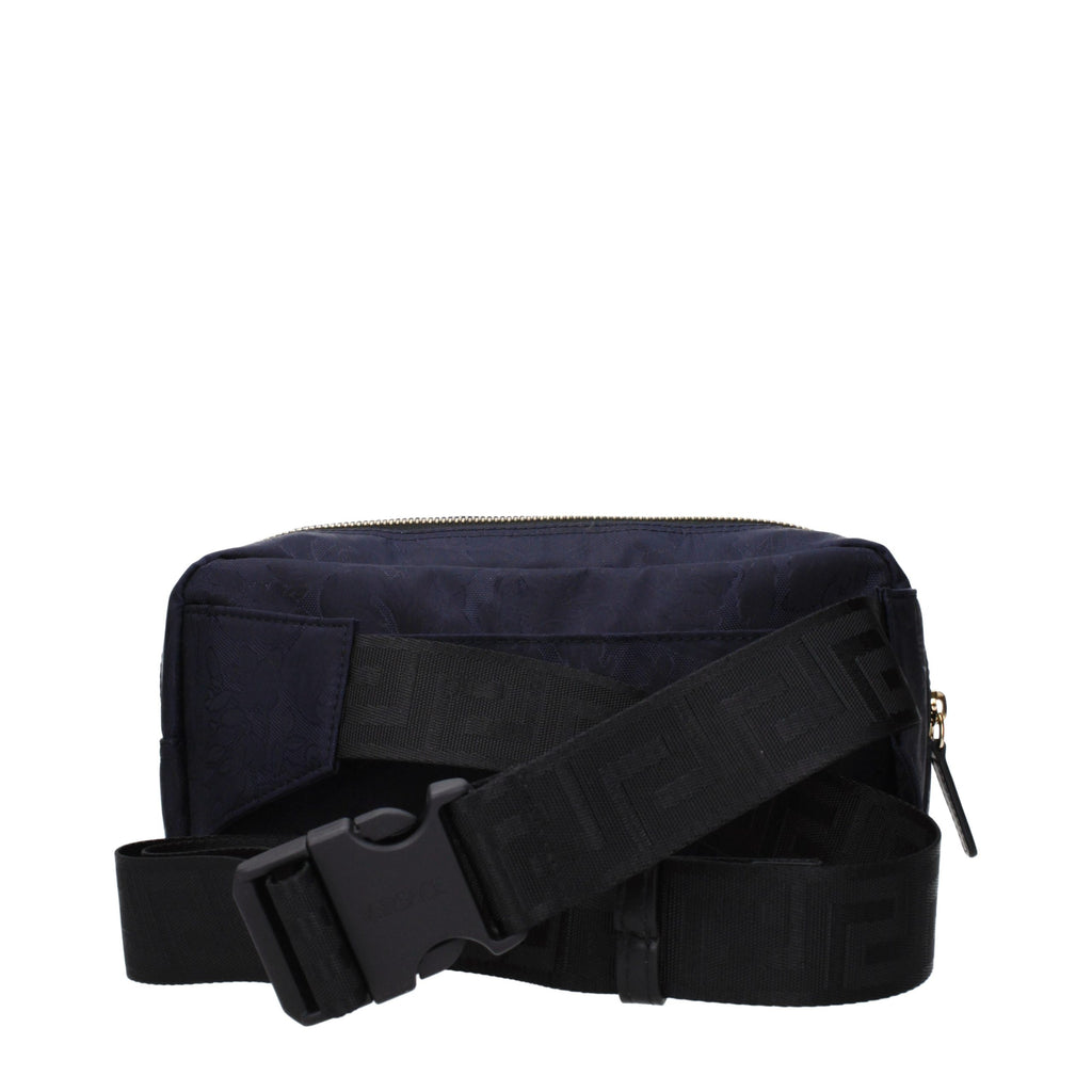 Versace Blauer Stoffrucksack