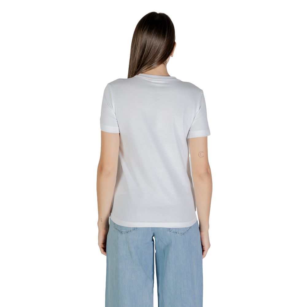 Calvin Klein Jeans Weißes Baumwoll-T-Shirt
