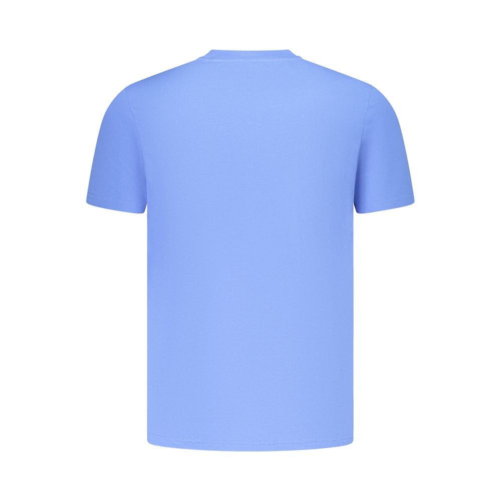 Tommy Hilfiger Azzurro Baumwoll-T-Shirt für Herren