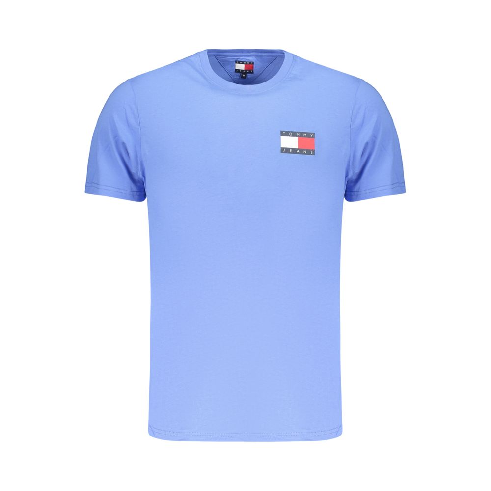 Tommy Hilfiger Blaues Baumwoll-T-Shirt für Herren