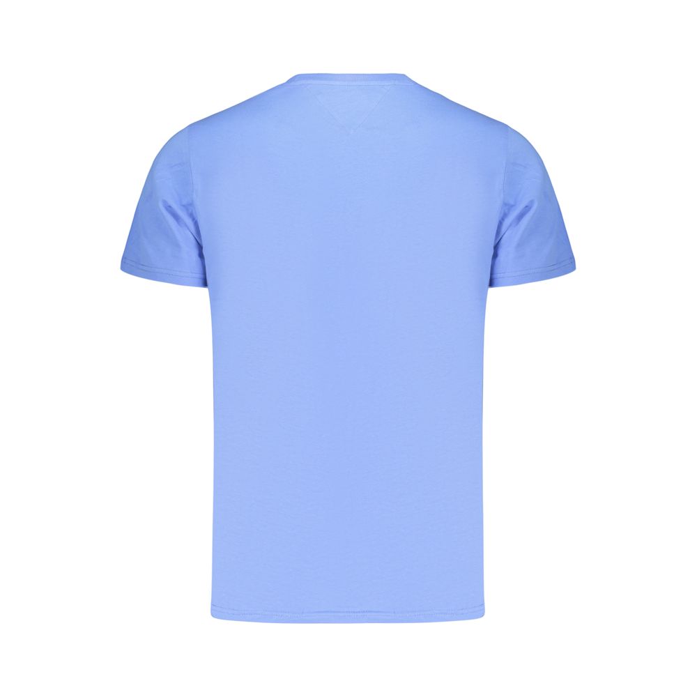 Tommy Hilfiger Blaues Baumwoll-T-Shirt für Herren