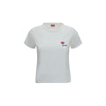 Kenzo Weißes Baumwoll-T-Shirt