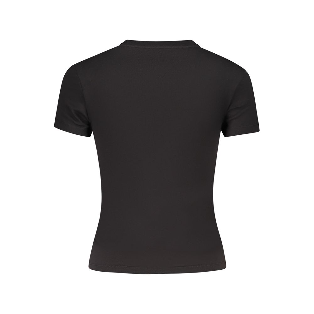 Tommy Hilfiger Schwarzes Baumwoll-T-Shirt für Damen