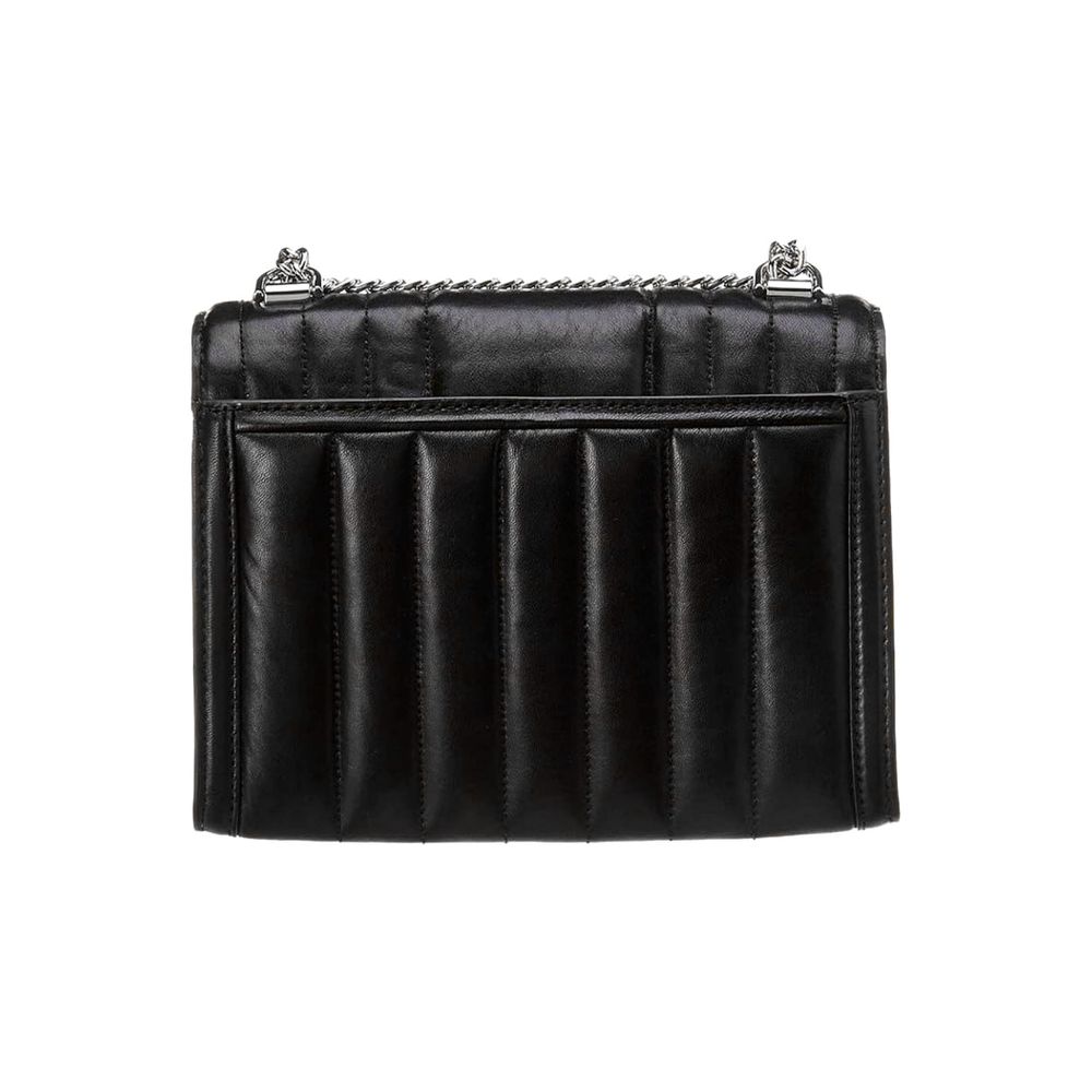 Michael Kors Schwarze Schultertasche aus Fell