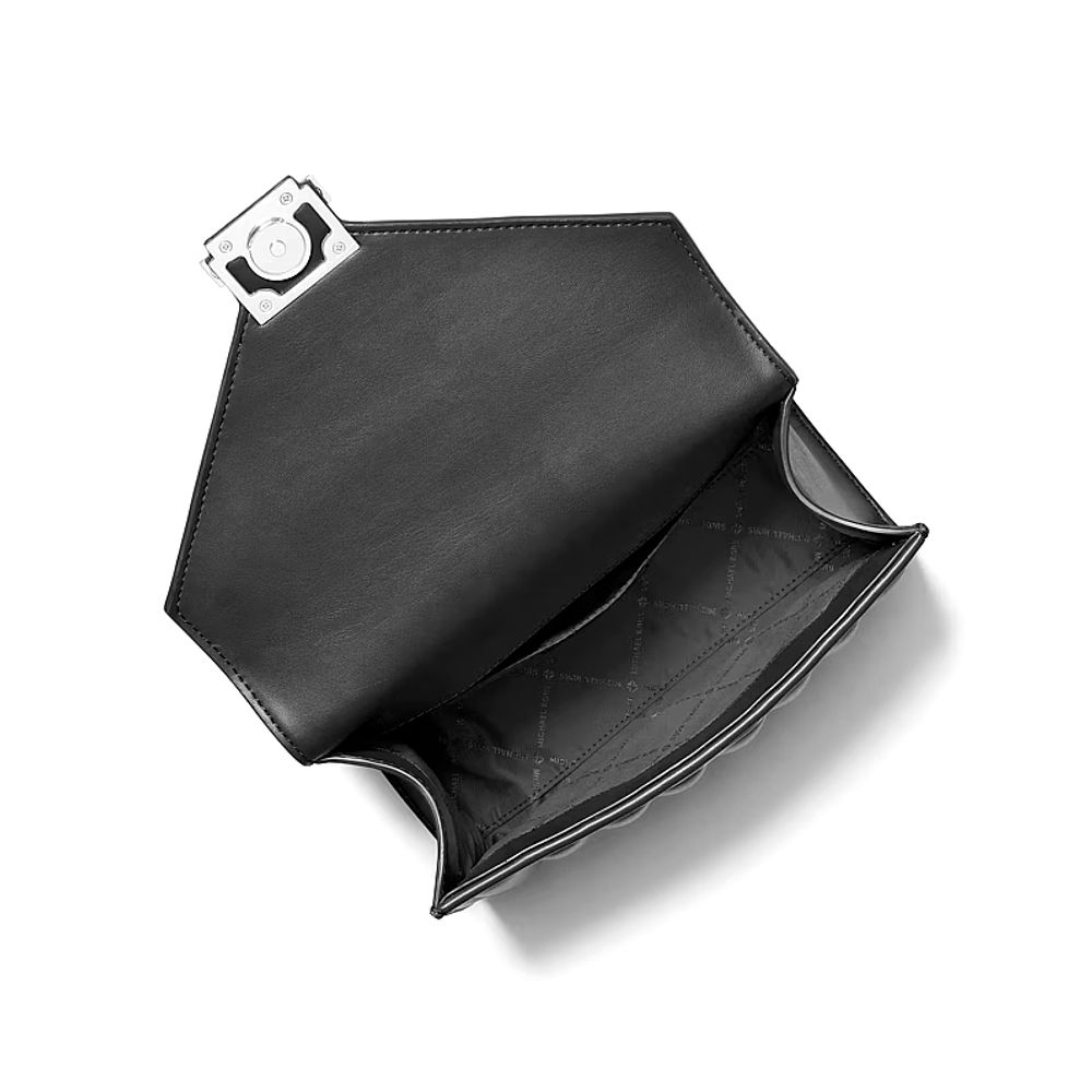 Michael Kors Schwarze Schultertasche aus Fell