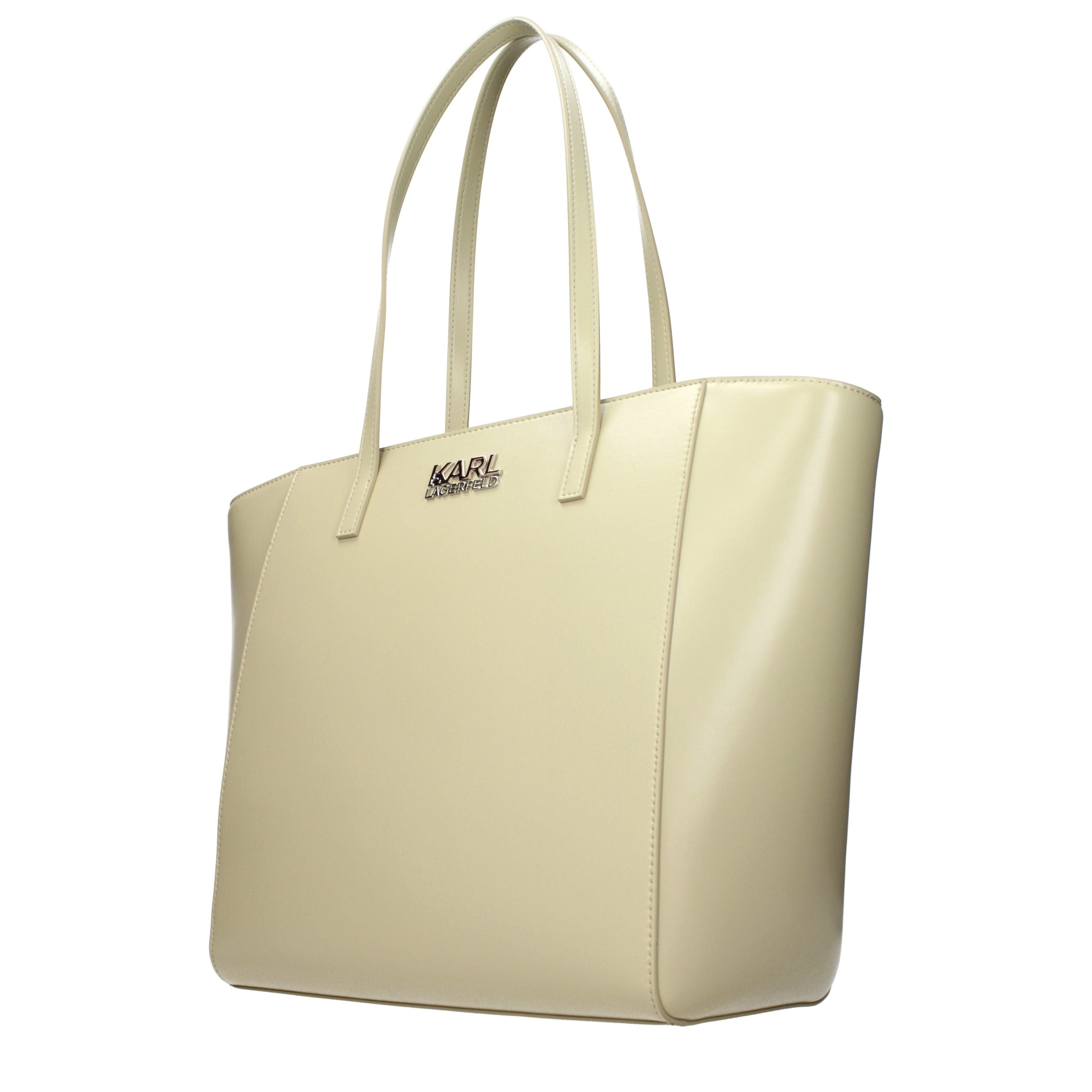 Karl Lagerfeld Grüne Schultertasche aus Polyethylen