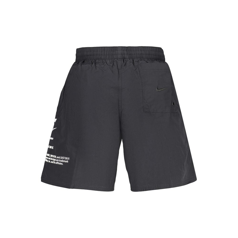 Nike Schwarze Herren-Badeshorts aus Polyester