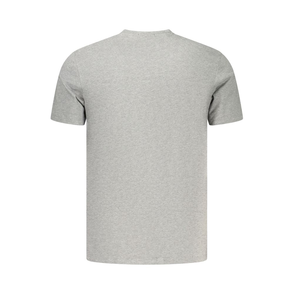 Calvin Klein Graues Baumwoll-T-Shirt für Herren