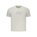 Calvin Klein Weißes Herren-T-Shirt aus Baumwolle