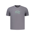 Calvin Klein Graues Baumwoll-T-Shirt für Herren