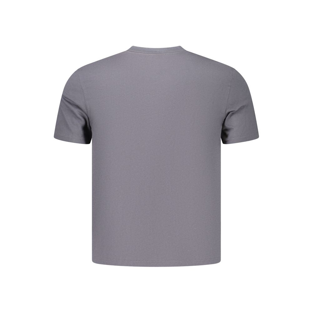 Calvin Klein Graues Baumwoll-T-Shirt für Herren