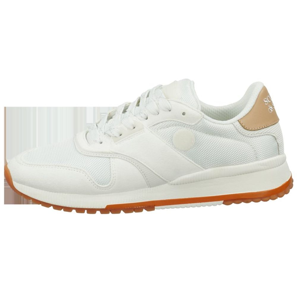 Scotch & Soda Weiße Leder-Sneaker