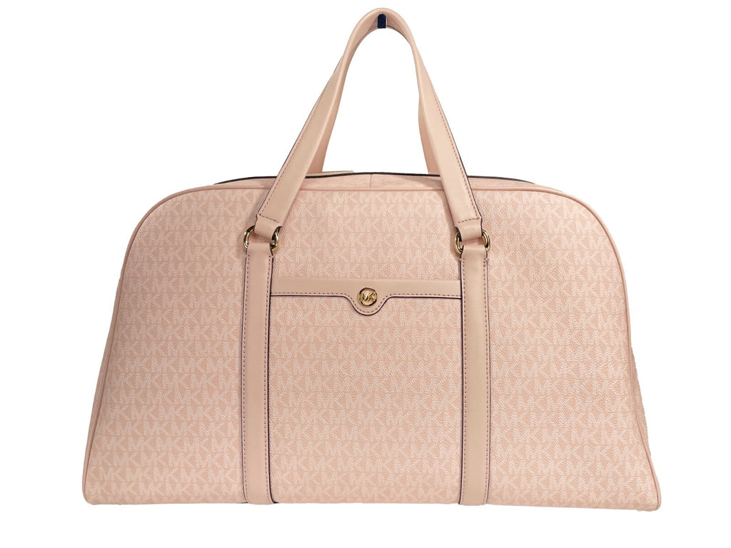 Michael Kors Travel Extra Large Powder Blush PVC Weekender Reisetasche