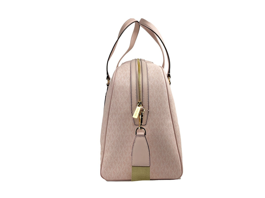 Michael Kors Travel Extra Large Powder Blush PVC Weekender Reisetasche