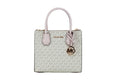 Michael Kors MICHAEL KORS Mercer 35S1GM9M2B Mittelgroße Logo und Leder Akkordeon Umhängetasche in Powder Blush Multi