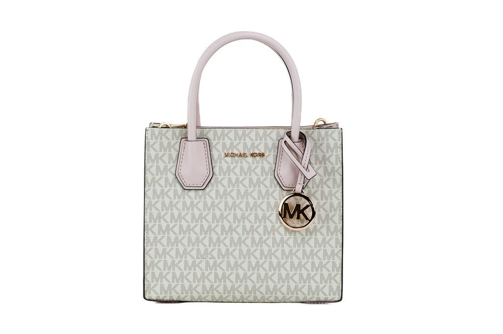 Michael Kors MICHAEL KORS Mercer 35S1GM9M2B Mittelgroße Logo und Leder Akkordeon Umhängetasche in Powder Blush Multi