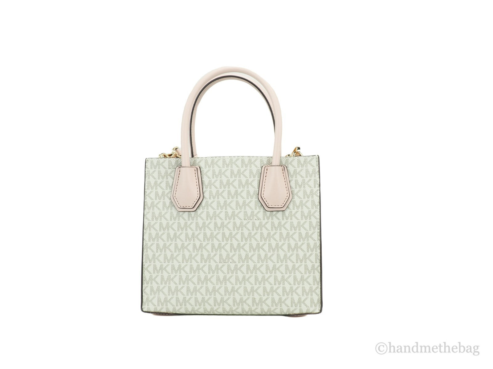 Michael Kors MICHAEL KORS Mercer 35S1GM9M2B Mittelgroße Logo und Leder Akkordeon Umhängetasche in Powder Blush Multi