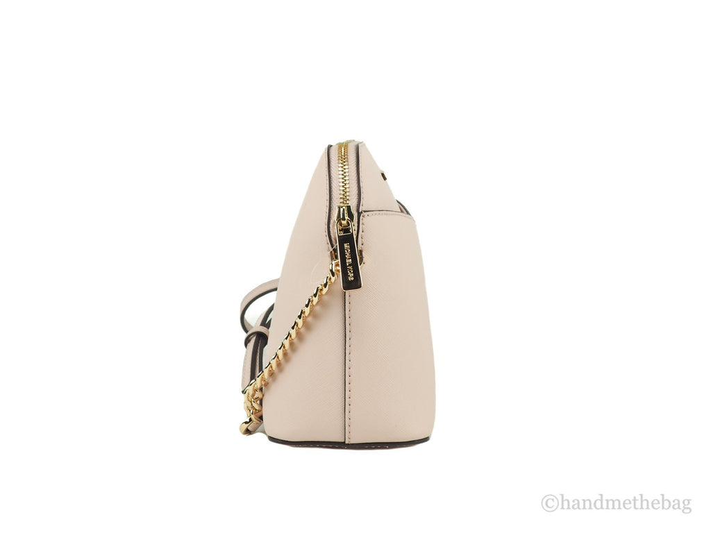 Michael Kors Damen Jet Set Travel Dome Leder Crossbody Bag