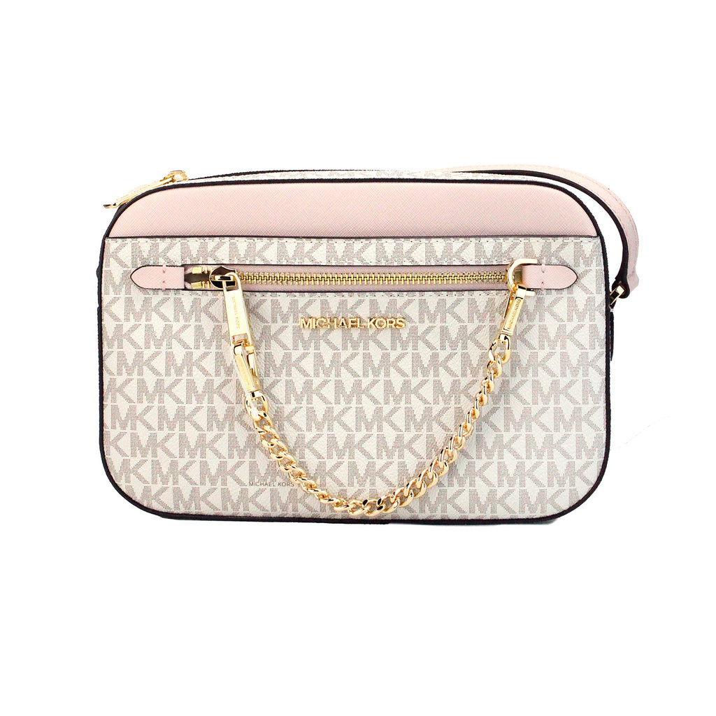 Michael Kors Damen Saffiano Leder Umhängetasche mit Kette