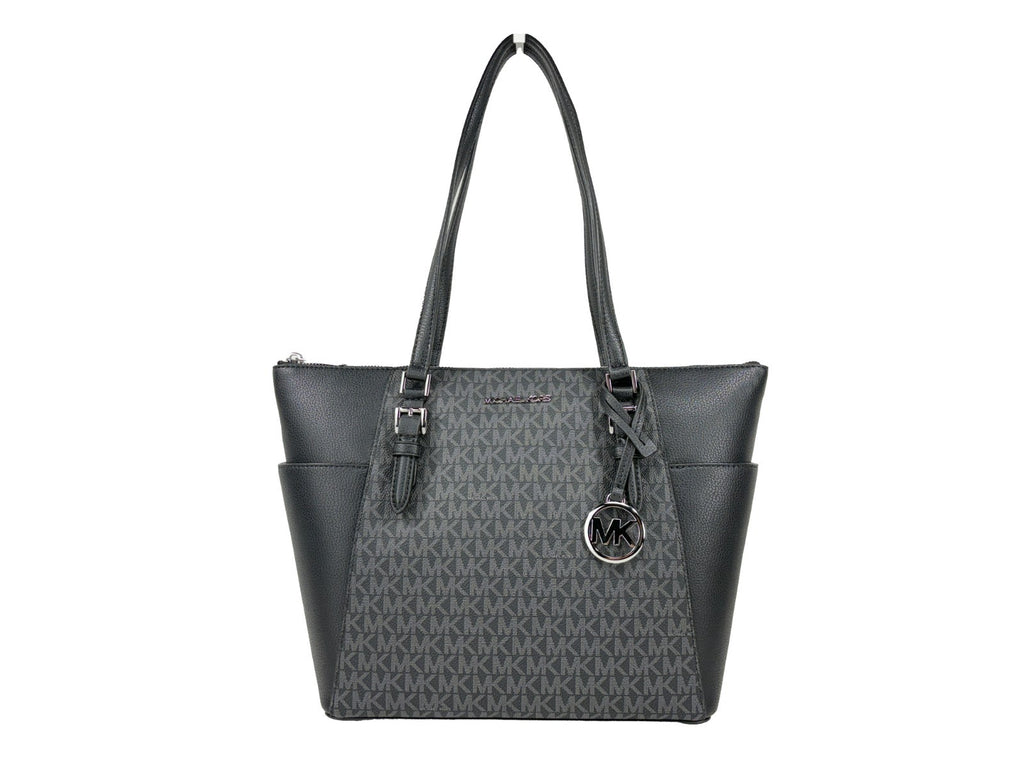 Michael Kors Charlotte Leder Top-Zip-Tote-Tasche