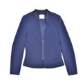 Gas Grauer Polyester-Blazer