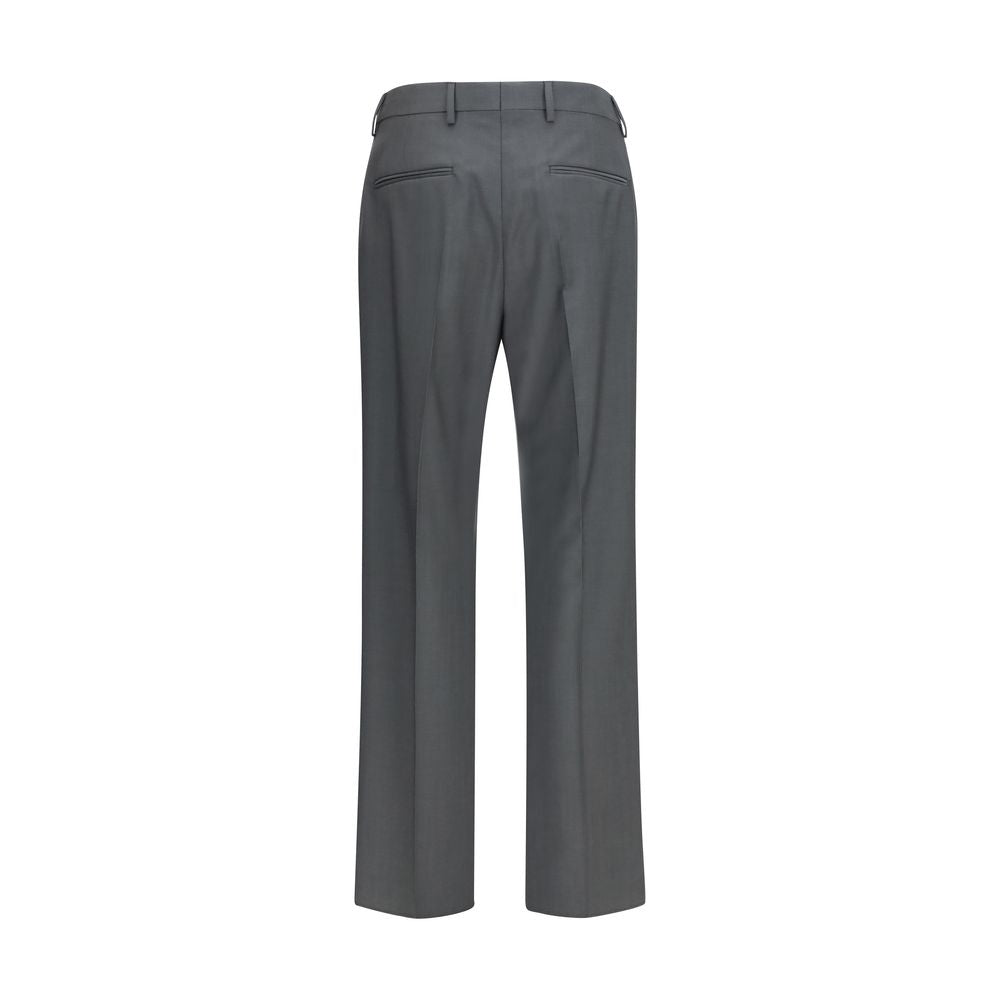 Valentino Graue Hose aus Wolle Ovis Aries