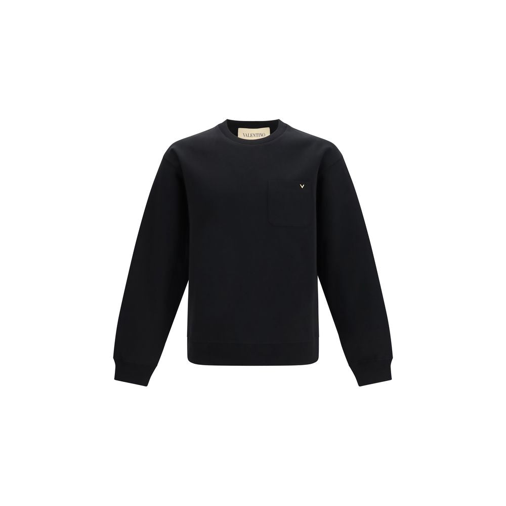 Valentino Schwarzer Baumwoll-Sweatshirt