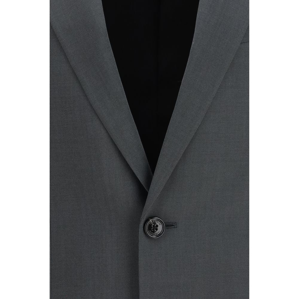 Valentino Graue Lammwolljacke Oves Aries