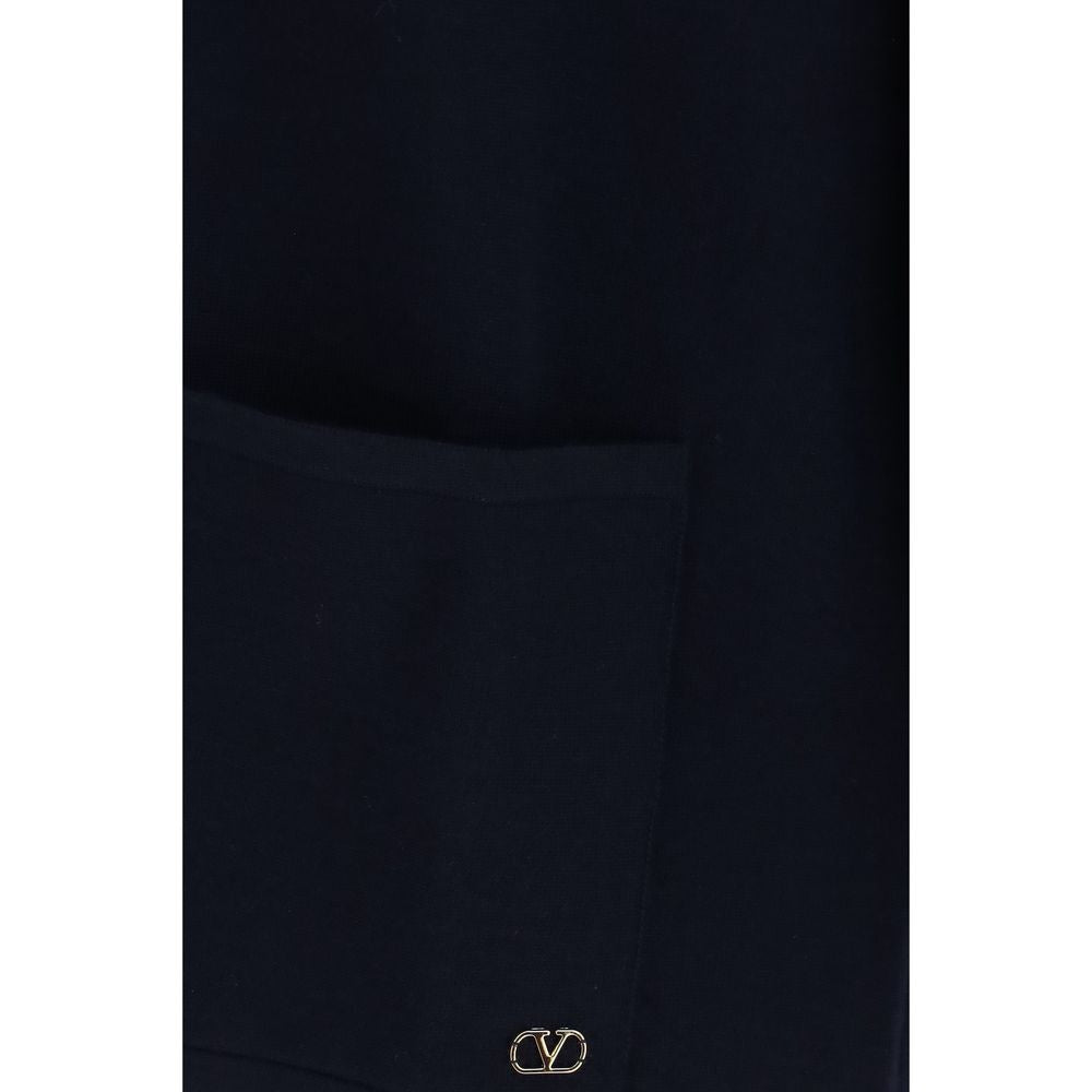 Valentino Blauer Wollcardigan Oves Aries