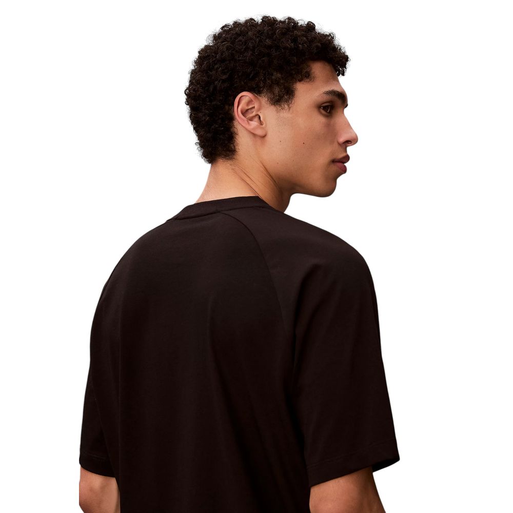 Calvin Klein Sport Schwarzes Baumwoll-T-Shirt