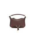 Chloé Schultertasche Bos Taurus aus bordeauxrotem Kalbsleder