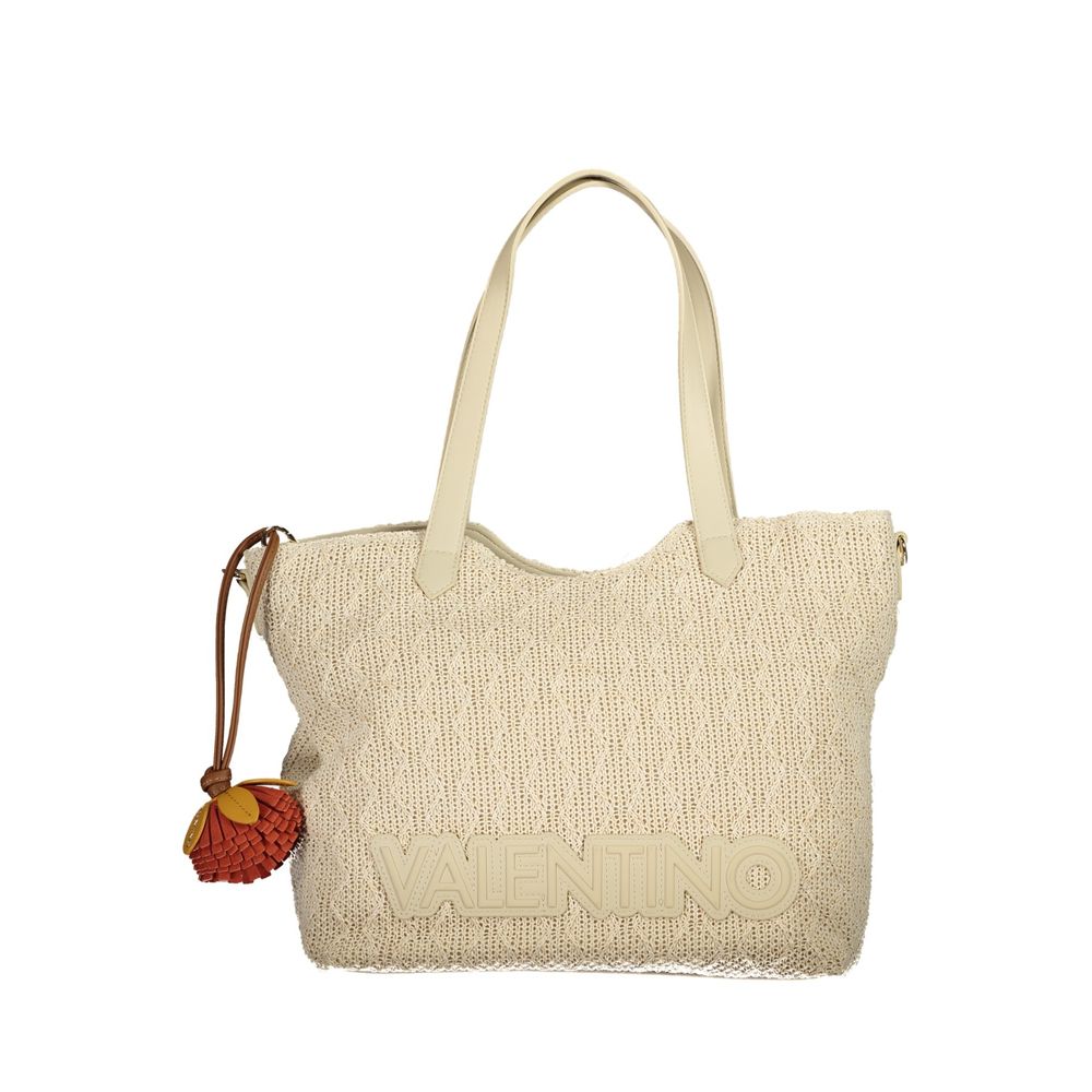 Mario Valentino Beige Polyethylen Damentasche
