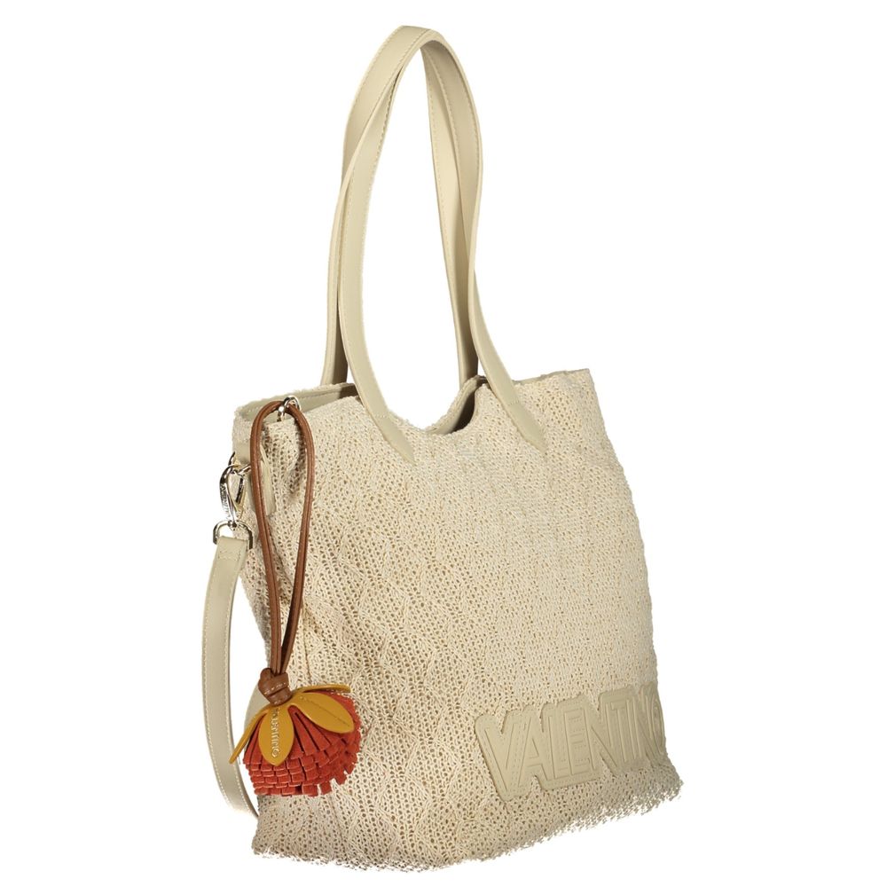 Mario Valentino Beige Polyethylen Damentasche