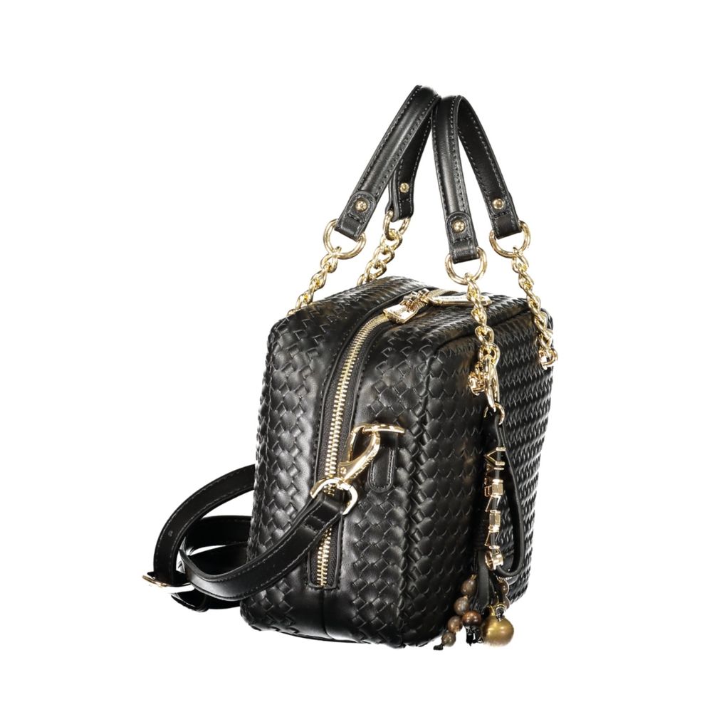 Mario Valentino Schwarze Handtasche aus Polyethylen