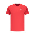 Nike Rotes Herren-T-Shirt aus Polyester