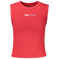 Tommy Hilfiger Rotes Baumwoll-Tanktop für Damen