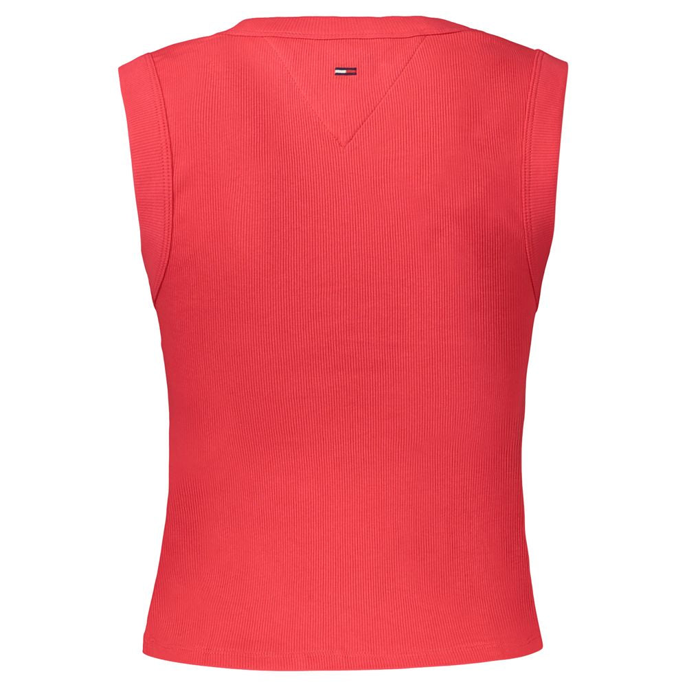 Tommy Hilfiger Rotes Baumwoll-Tanktop für Damen