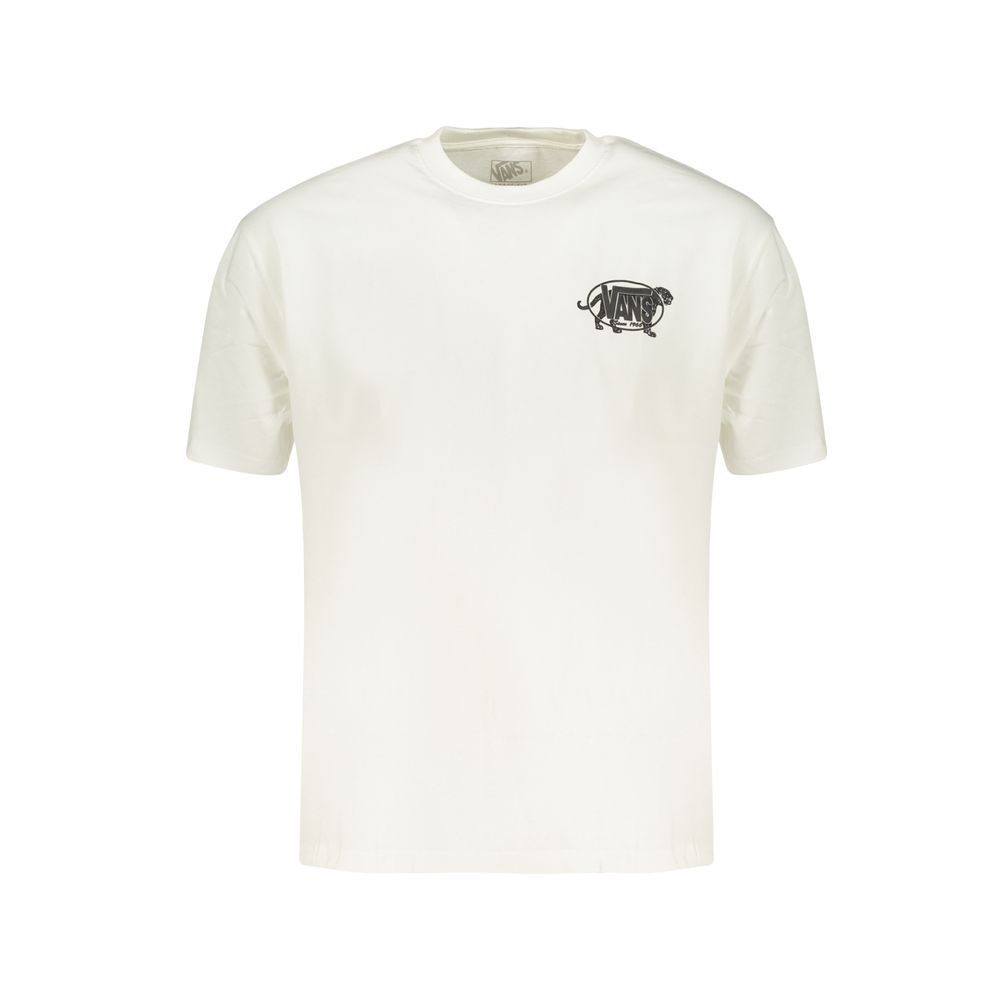 Vans Weißes Herren-T-Shirt aus Baumwolle