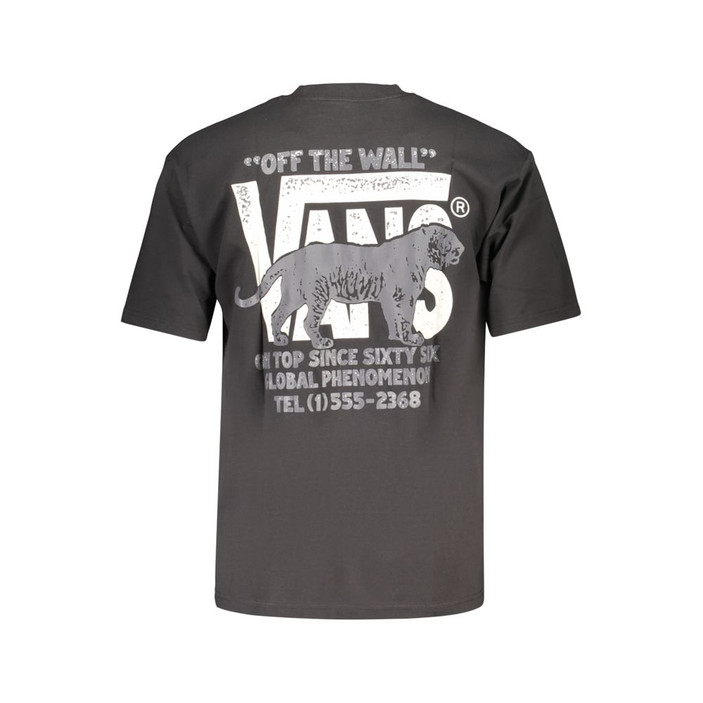 Vans Schwarzes Baumwoll-T-Shirt für Herren