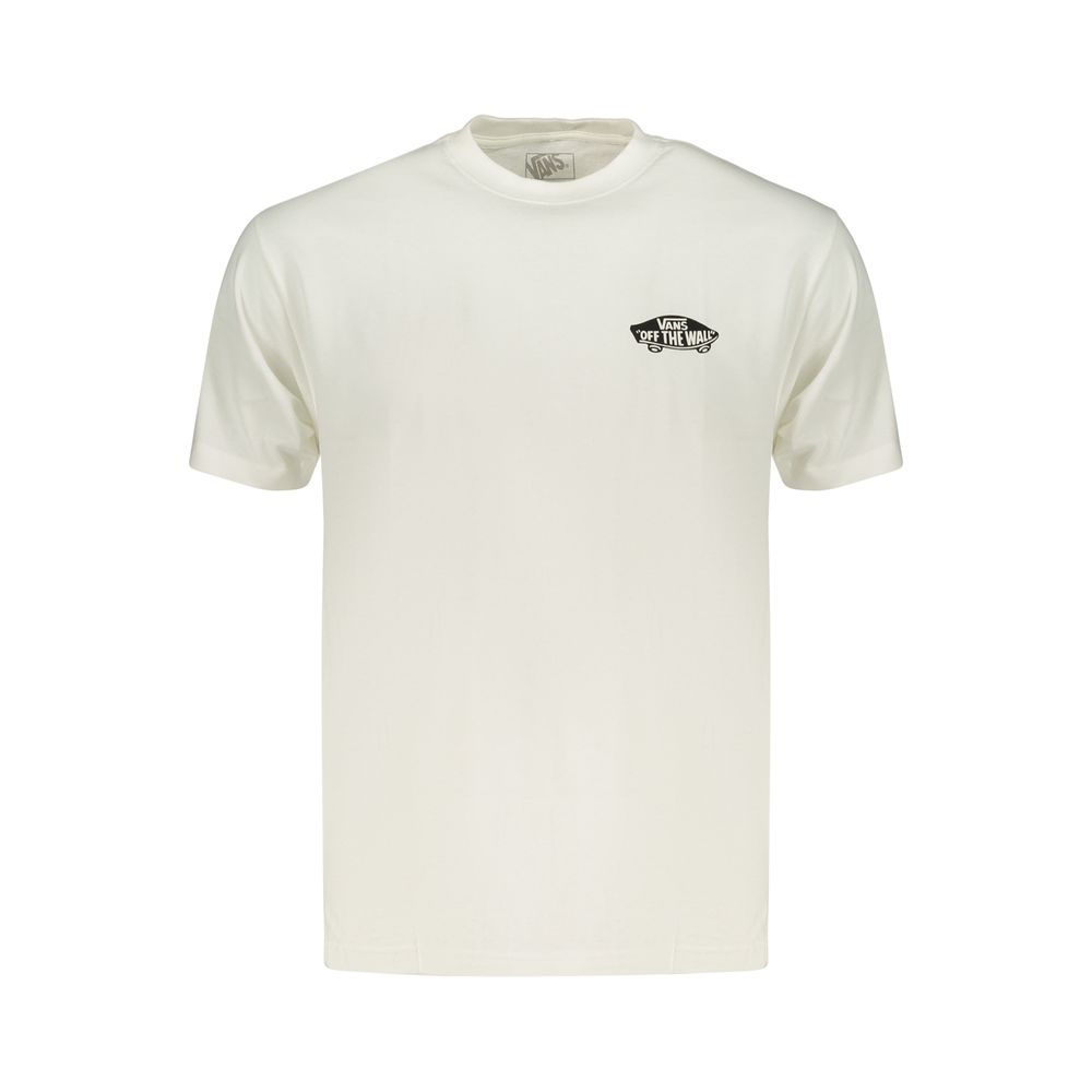 Vans Weißes Herren-T-Shirt aus Baumwolle