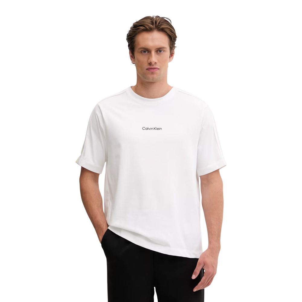 Calvin Klein Sport Weißes Baumwoll-T-Shirt