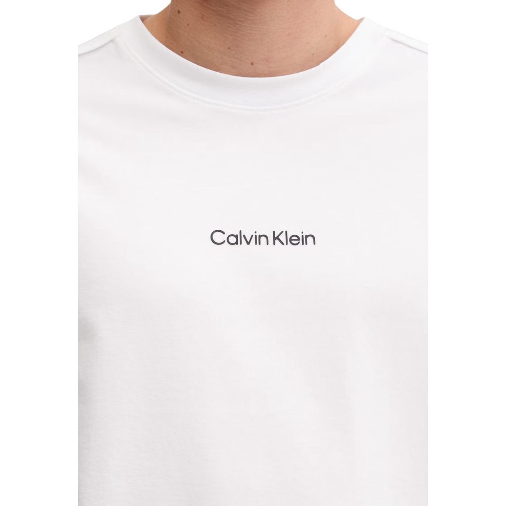 Calvin Klein Sport Weißes Baumwoll-T-Shirt