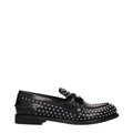 Miu Miu Schwarze Leder Loafer zum Hineinschlüpfen