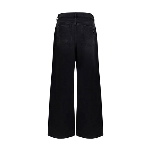 Amiri Schwarze Baumwolljeans Denim