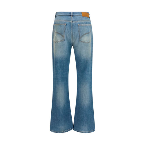 Amiri Blaue Baumwoll-Jeans mit ausgestelltem Bein