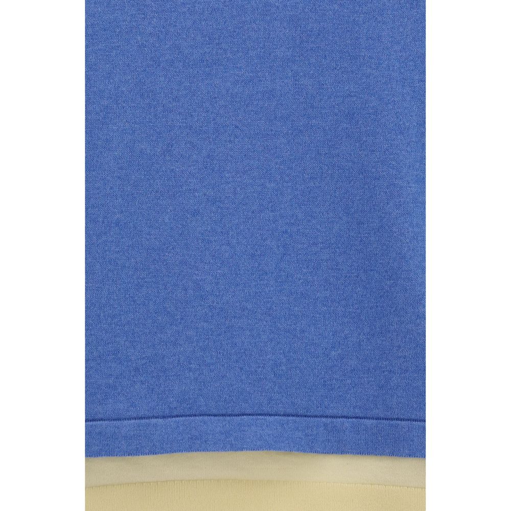 Guest in Residence Blauer Baumwoll-Sweatshirt